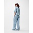 Catwalk Junkie CATWALK JUNKIE - SHORT SLEEVE DENIM BLOUSE - LIGHT BLUE