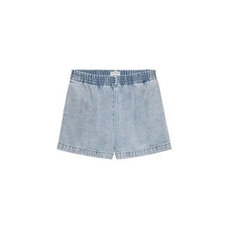 Catwalk Junkie CATWALK JUNKIE - PULL ON DENIM SHORTS - LIGHT BLUE