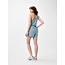 Catwalk Junkie CATWALK JUNKIE - PULL ON DENIM SHORTS - LIGHT BLUE