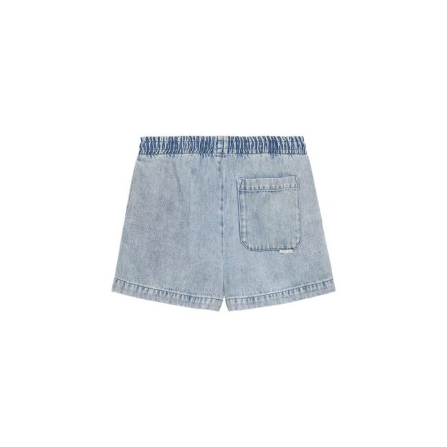 Catwalk Junkie CATWALK JUNKIE - PULL ON DENIM SHORTS - LIGHT BLUE