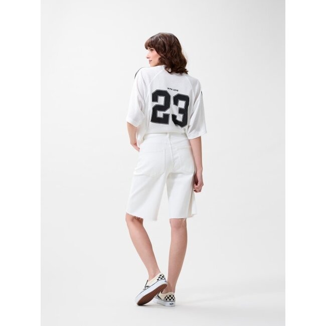 Catwalk Junkie CATWALK JUNKIE - LOOSE FIT JORTS - STAR WHITE