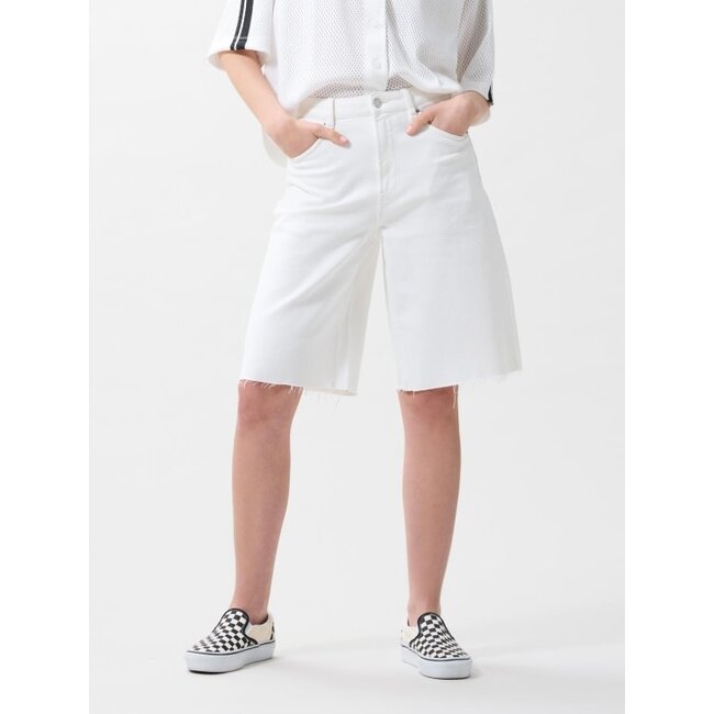 Catwalk Junkie CATWALK JUNKIE - LOOSE FIT JORTS - STAR WHITE