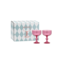 Anna + Nina ANNA + NINA - ROSE COCKTAIL GLASS - SET OF 2