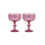 Anna + Nina ANNA + NINA - ROSE COCKTAIL GLASS - SET OF 2