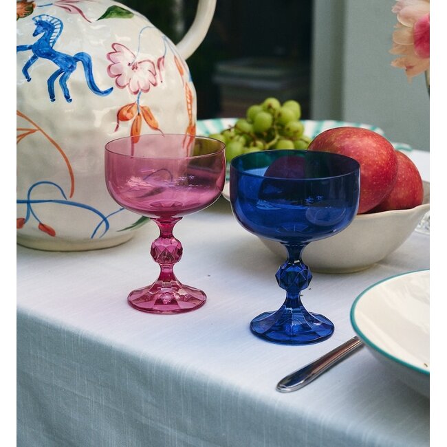 Anna + Nina ANNA + NINA - ROSE COCKTAIL GLASS - SET OF 2