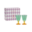 Anna + Nina ANNA + NINA - ARANCIA SHORT WINE GLASS - SET OF 2