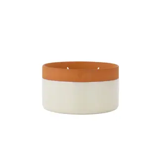 Zusss ZUSSS - GEURKAARS L TERRACOTTA HARTJE - OFF WHITE