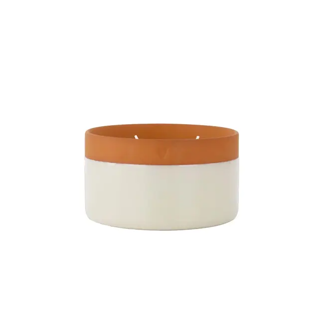 Zusss ZUSSS - GEURKAARS L TERRACOTTA HARTJE - OFF WHITE
