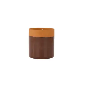 Zusss ZUSSS - GEURKAARS TERRACOTTA HARTJE - BROWN