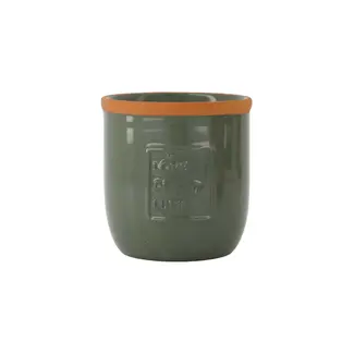 Zusss ZUSSS - GEURKAARS TERRACOTTA - LOVE DI LUMI - DARK GREEN
