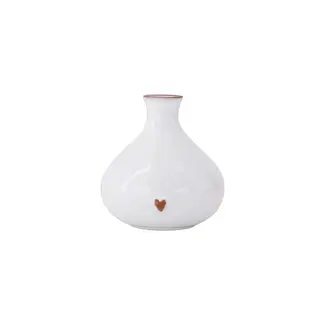 Zusss ZUSSS - VAASJE TERRACOTTA HARTJE - WHITE