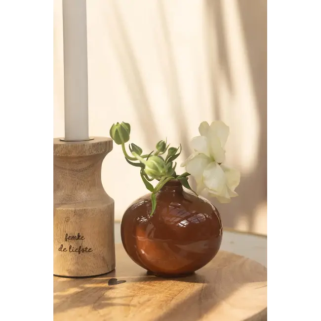 Zusss ZUSSS - VAASJE TERRACOTTA HARTJE - TERRA