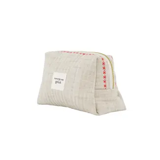 Zusss ZUSSS - TOILETTAS MOMENTJE VAN GELUK - OFF WHITE/ROOD