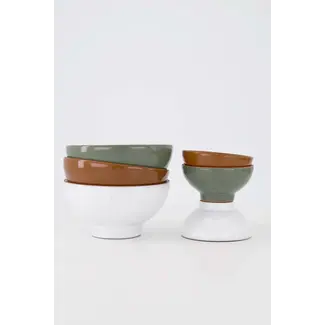 Zusss ZUSSS - KOM TERRACOTTA HARTJE - WHITE