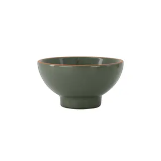 Zusss ZUSSS - KOM TERRACOTTA HARTJE - DARK GREEN