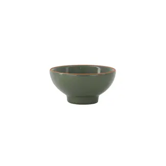 Zusss ZUSSS - SCHAALTJE TERRACOTTA HARTJE - DARK GREEN
