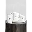 Zusss ZUSSS - ESPRESSO MOK HEART - WHITE/GOLD