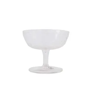 Zusss ZUSSS - COUPE GLAS HARTJE - TRANSPARANT