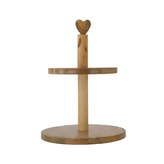 Zusss ZUSSS - ETAGERE HOUT HARTJE