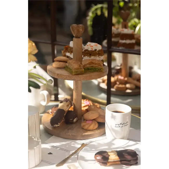 Zusss ZUSSS - ETAGERE HOUT HARTJE