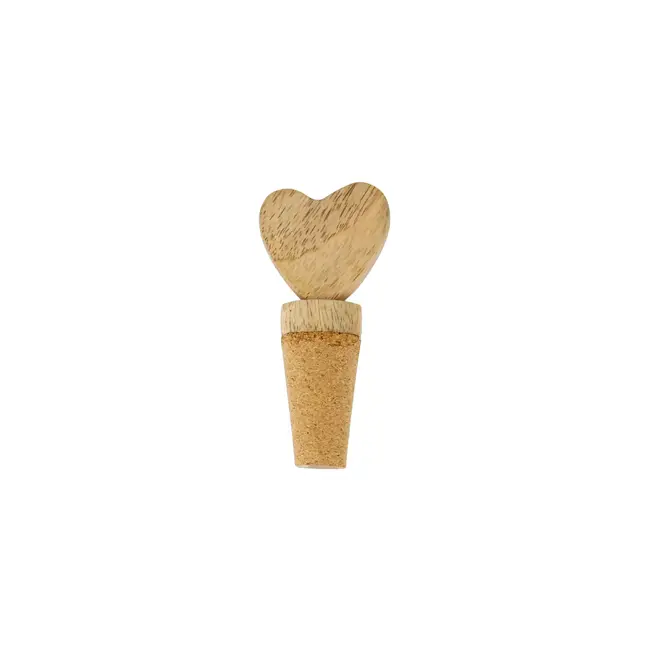 Zusss ZUSSS - WIJNSTOPPER HARTJE - NATUREL