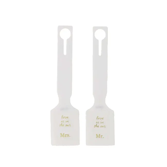 Zusss ZUSSS - SET VAN 2 KOFFERLABELS - MR & MRS
