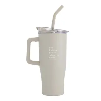 Zusss ZUSSS - TUMBLER PRETTY SMILE - SAND