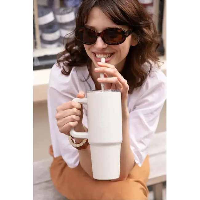 Zusss ZUSSS - TUMBLER PRETTY SMILE - SAND
