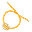 Fushi FUSHI - ARMBAND GEKLEURD TOUW BOON GOUD - GEEL
