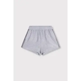 Alix The Label ALIX THE LABEL - LADIES KNITTED FOIL SHORTS - LIGHT GREY