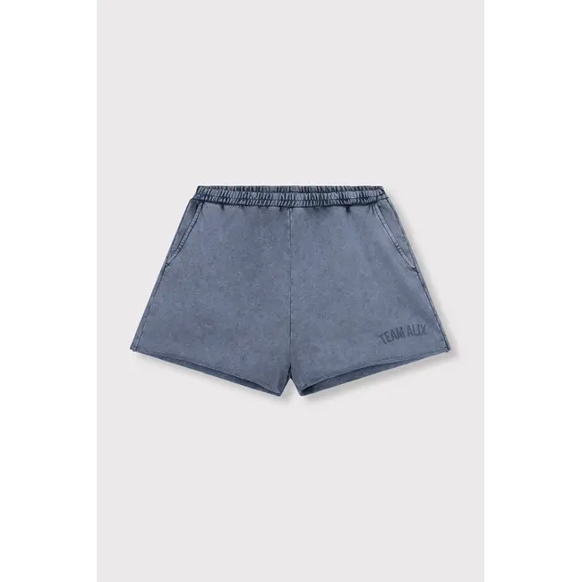 Alix The Label ALIX THE LABEL - LADIES KNITTED TEAM ALIX SWEAT SHORTS -NAVY
