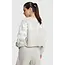 Alix The Label ALIX THE LABEL - LADIES KNITTED BACK PRINT SWEATER - LIGHT GREY MELANGE