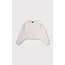 Alix The Label ALIX THE LABEL - LADIES KNITTED BACK PRINT SWEATER - LIGHT GREY MELANGE