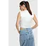 Alix The Label ALIX THE LABEL - LADIES WOVEN TEXT BOW TOP - CREAM