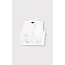 Alix The Label ALIX THE LABEL - LADIES WOVEN TEXT BOW TOP - CREAM