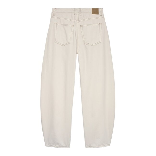 Catwalk Junkie CATWALK JUNKIE - CROPPED BARREL FIT JEANS - CREAM