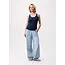 Catwalk Junkie CATWALK JUNKIE - SCOOP NECK RIB SINGLET - NAVY BLAZER