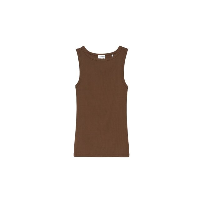 Catwalk Junkie CATWALK JUNKIE - CLASSIC RIB SINGLET - ROCKY ROAD