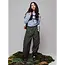 Catwalk Junkie CATWALK JUNKIE - BARREL SHAPED TROUSERS - MOUNTAIN VIEW