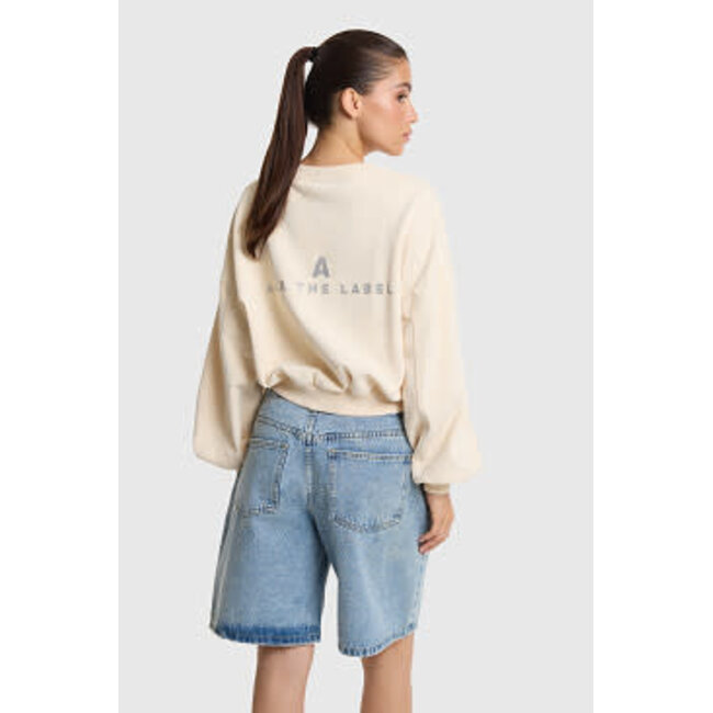 Alix The Label ALIX THE LABEL - KNITTED OVERSIZED SWEATER - CREAM