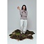Catwalk Junkie CATWALK JUNKIE - STRIPED LONG SLEEVE - COFFEE BEAN