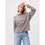 Catwalk Junkie CATWALK JUNKIE - STRIPED LONG SLEEVE - COFFEE BEAN