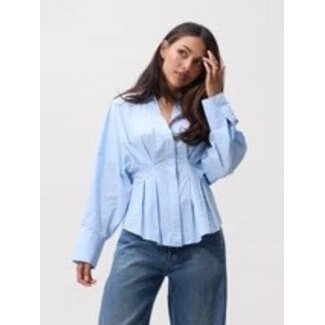 Catwalk Junkie CATWALK JUNKIE - BLOUSE WITH WAIST PLEATS - AIR
