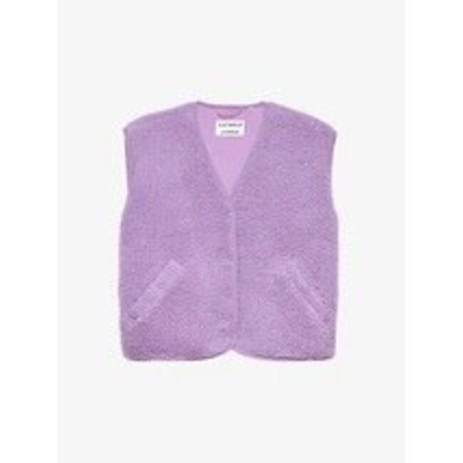 Catwalk Junkie CATWALK JUNKIE - TEDDY BODYWARMER - PURPLE HAZE