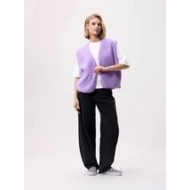 Catwalk Junkie CATWALK JUNKIE - TEDDY BODYWARMER - PURPLE HAZE