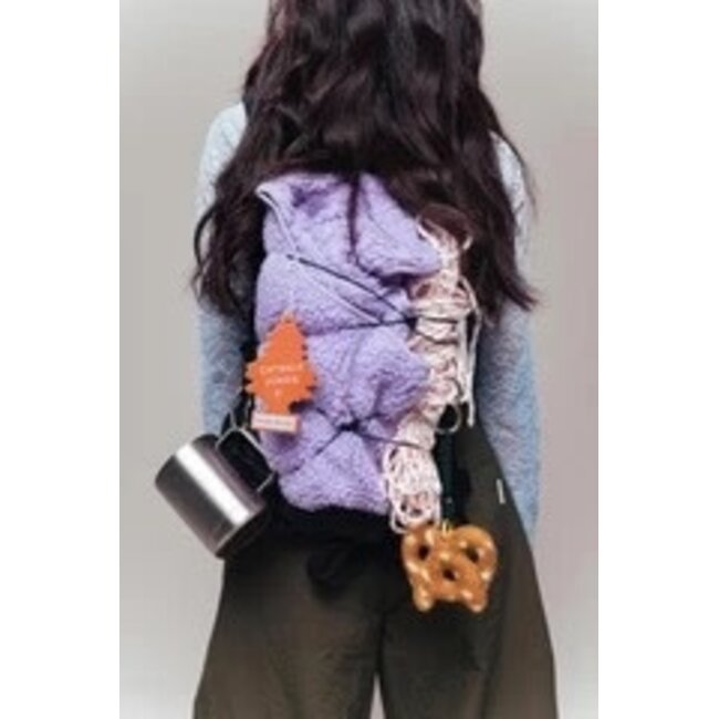 Catwalk Junkie CATWALK JUNKIE - TEDDY BODYWARMER - PURPLE HAZE