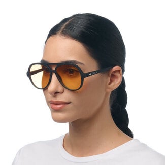 Okkia OKKIA - SUNGLASSES OK021- BLACK/YELLOW