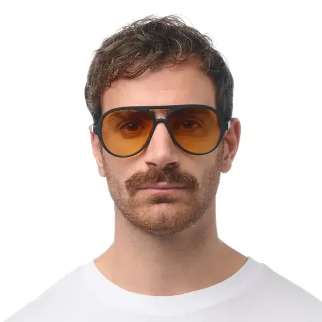 Okkia OKKIA - SUNGLASSES OK021- BLACK/YELLOW