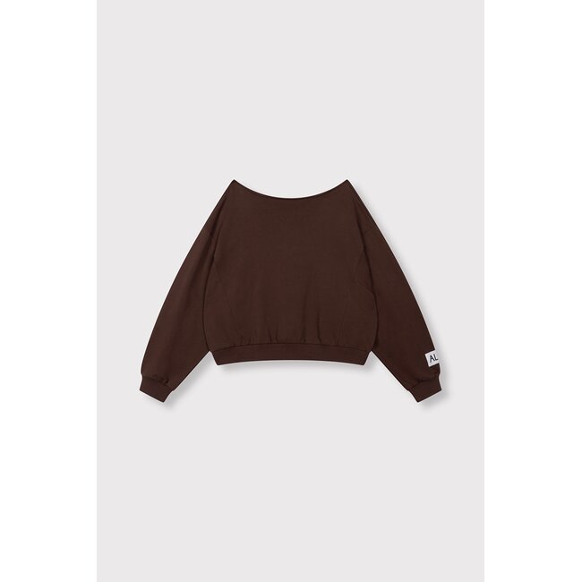 Alix The Label ALIX THE LABEL - BATWING SWEATER - WARM BROWN