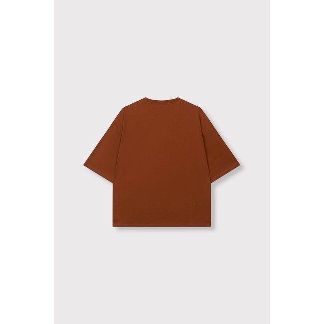 Alix The Label ALIX THE LABEL - ALIX T-SHIRT - COGNAC